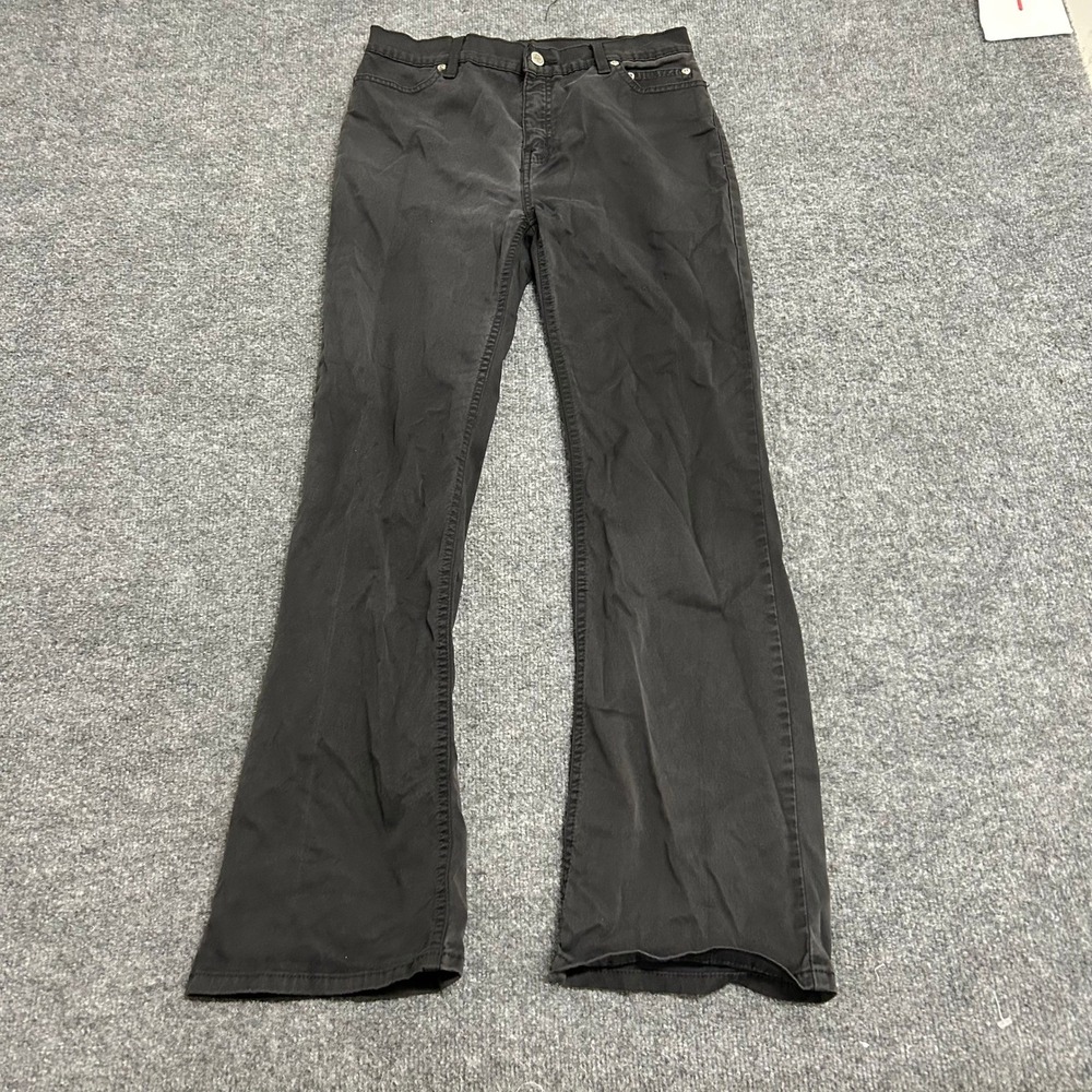 Harley Davidson Pants Womens Size 6 Black Low Rise Biker Cotton Blend Stretch